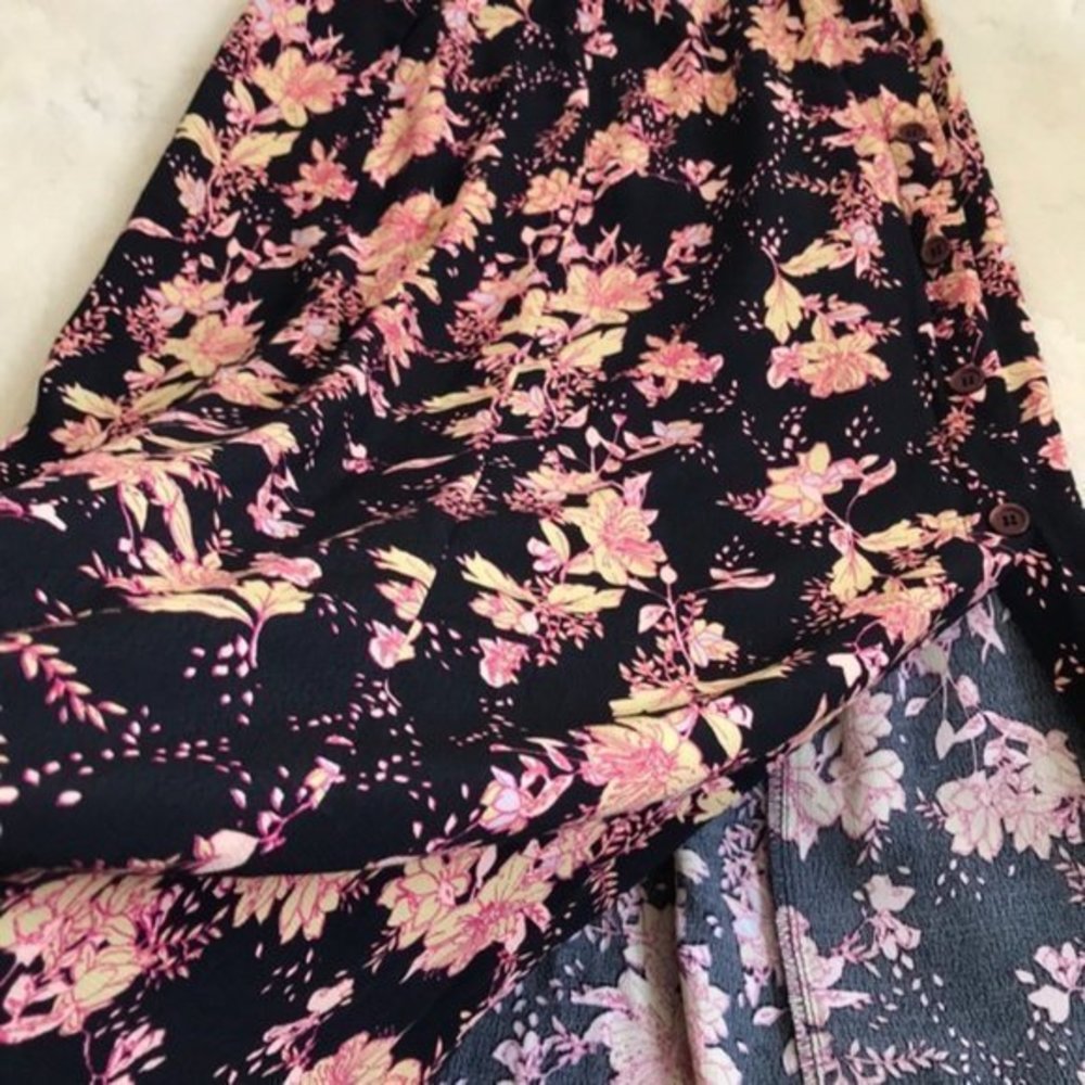 Free People Retro Love Midi Skirt. - Picture 6 of 7